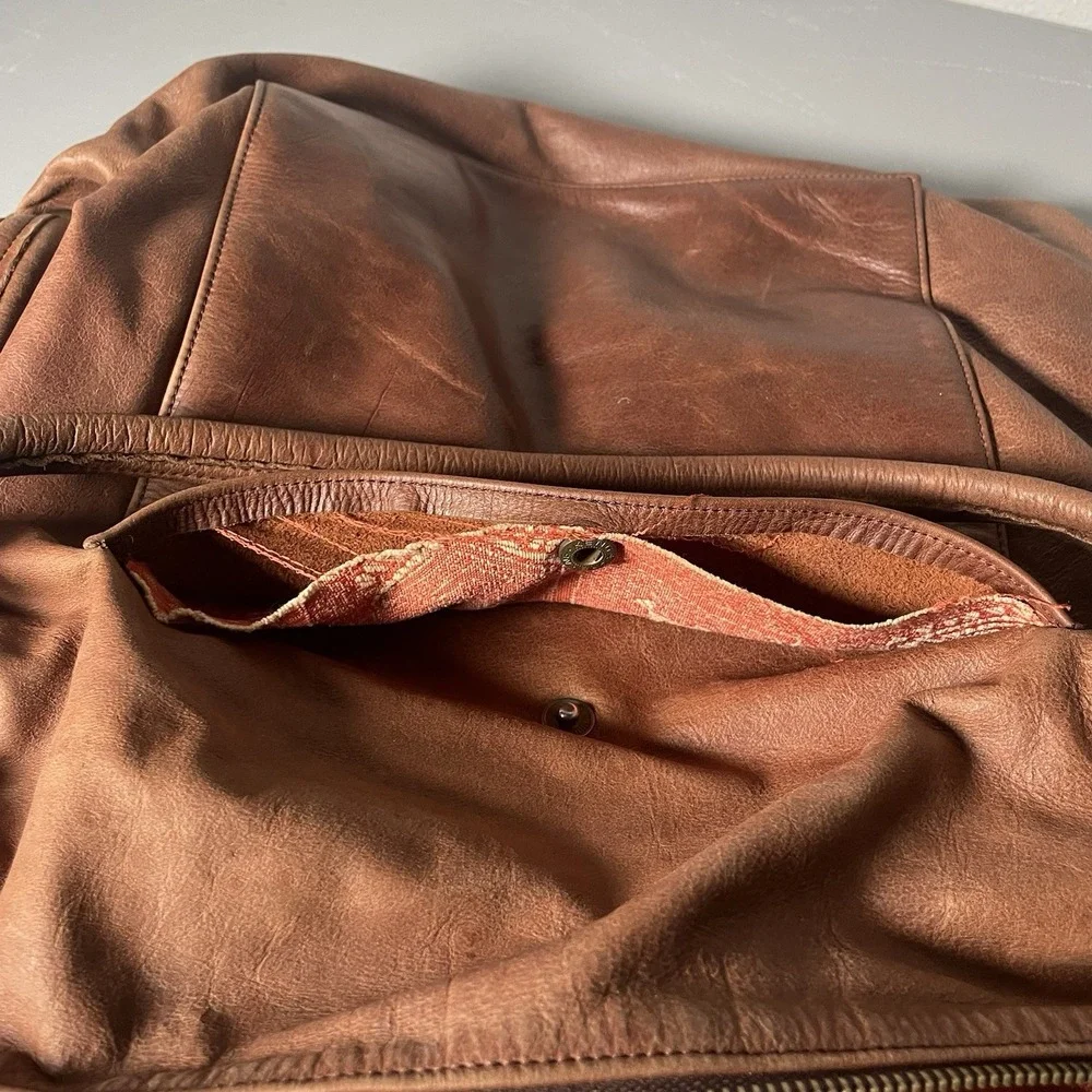 Genuine Cowhide‎ Leather Bag Handcrafted in Argentina